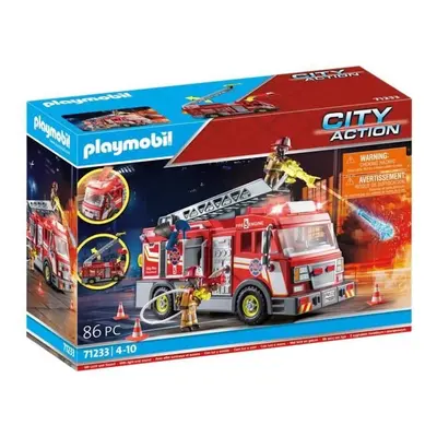 PLAYMOBIL - 71233 - City Action - Camion de pompiers avec grande échelle - Neuf