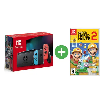 Switch & Super Mario Maker 2 - console de jeux portables 15,8 cm (6.2 ) 32 Go Écran tactile Wifi