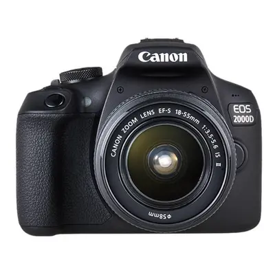 Canon EOS 2000D + 18-55 IS Kit Kit d'appareil-photo SLR 24,1 MP CMOS 6000 x 4000 pixels Noir - N