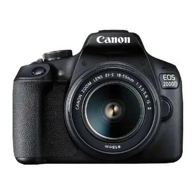 Canon EOS 2000D BK 18-55 IS II EU26 Kit d'appareil-photo SLR 24,1 MP CMOS 6000 x 4000 pixels Noi