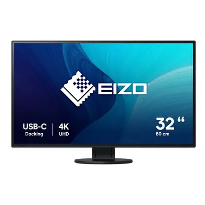 EIZO FlexScan EV3285-BK LED display 80 cm (31.5 ) 3840 x 2160 pixels 4K Ultra HD Noir - Neuf