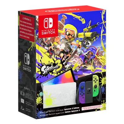 Switch OLED Ed. Splatoon 3 - Console de jeux portables 17,8 cm (7 ) 64 Go Écran tactile Wifi - E