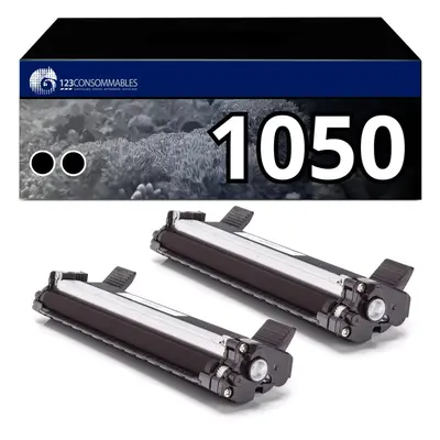 123CONSOMMABLES - TN-1050 - Toner compatible avec Brother TN1050 TN-1050 pour MFC-1910W DCP-1612