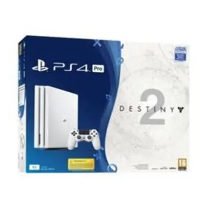 Console PlayStation 4 1 To Glacier Blanche (PS4) + Destiny 2 - Très bon état