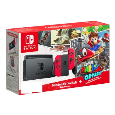 Switch & Super Mario Odyssey - Console de jeux portables 15,8 cm (6.2 ) 32 Go Écran tactile Wifi