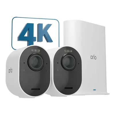 Arlo Ultra 2 Caméra de Surveillance extérieure, pack de 2 blanc - Neuf