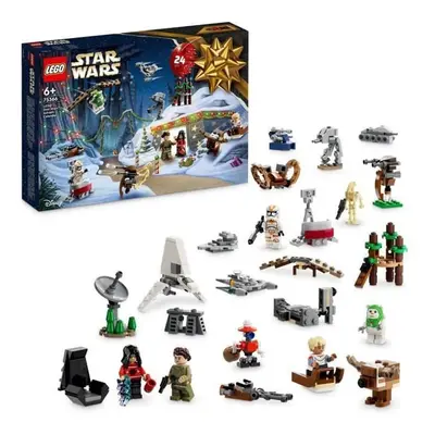 LEGO Star Wars 75366 Le Calendrier de l'Avent 2023, avec 24 Cadeaux de Nöel dont 9 Personnages, 