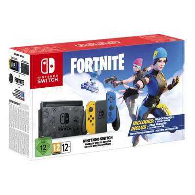 Switch Ed. Fortnite & Pack panthère & 2000 V-Bucks - Console de jeux portables 32 Go, Écran tact