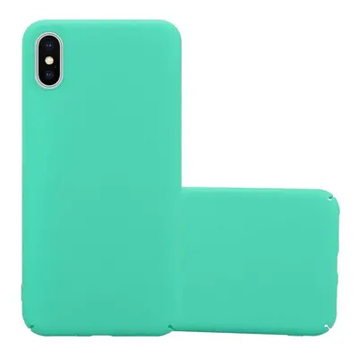 Coque pour Apple iPhone X / XS en FROSTY VERT Hard Case Housse de protection Étui à l'aspect giv