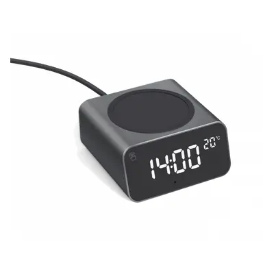 XOOPAR Chargeur sans fil et horloge REDDI Aluminium Noir - Neuf