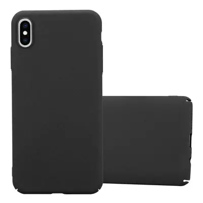 Coque pour Apple iPhone XS MAX en FROSTY NOIR Hard Case Housse de protection Étui à l'aspect giv