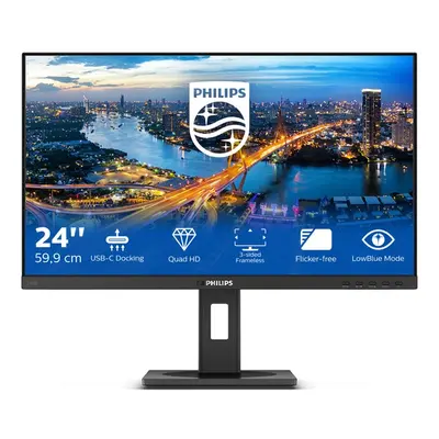 Philips B Line 246B1/00 LED display 60,5 cm (23.8 ) 2560 x 1440 pixels Quad HD Noir - Neuf