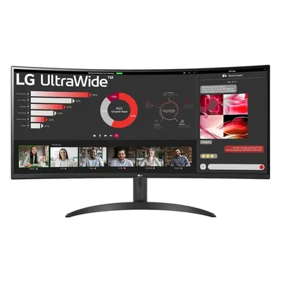 LG 34WR50QC-B.AEU écran plat de PC 86,4 cm (34 ) 3440 x 1440 pixels UltraWide Quad HD LCD Noir -