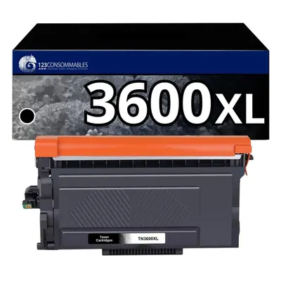 123CONSOMMABLES - TN-3600XL Toner Compatible avec Brother TN3600 XL HL-L5215DN HL-L6210DW HL-L64