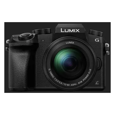 Panasonic Lumix DMC-G7M + 12-60 ASPH MILC 16 MP Live MOS 4592 x 3448 pixels Noir - Neuf