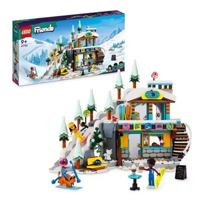 LEGO Friends 41756 Les Vacances au Ski, Set de Mini-Poupées Liann, Aron et Zac et Figurine Anima