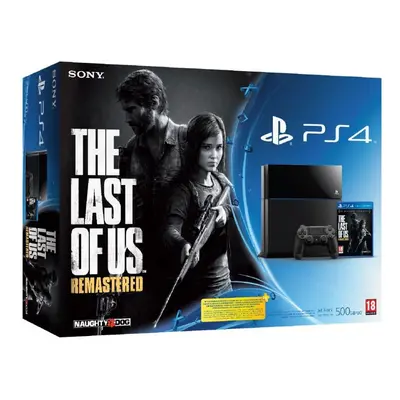 Console PS4 500 Go Noire + The Last of Us Remastered - Excellent état