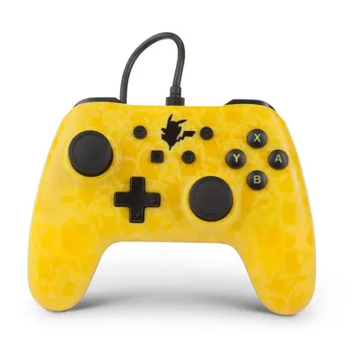 PowerA Pikachu Silhouette Jaune USB Manette de jeu Analogique/Numérique Nintendo Switch - Neuf