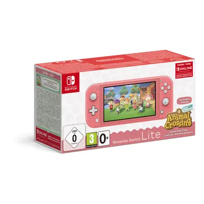 Switch Lite + Animal Crossing: New Horizons Pack + NSO 3 months (Limited) - Console de jeux port