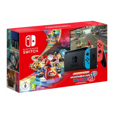 Switch & Mario Kart 8 Deluxe - Console de jeux portables 15,8 cm (6.2 ) 32 Go Écran tactile Wifi