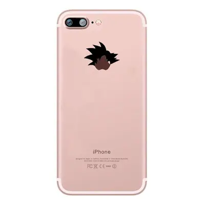 Coque Silicone IPHONE 8 PLUS (+) Sangoku Transparente Fun APPLE Tête Dragon Ball Pomme Manga Pro