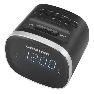 Grundig SCN230 Radio portable Horloge Numérique Noir - Neuf