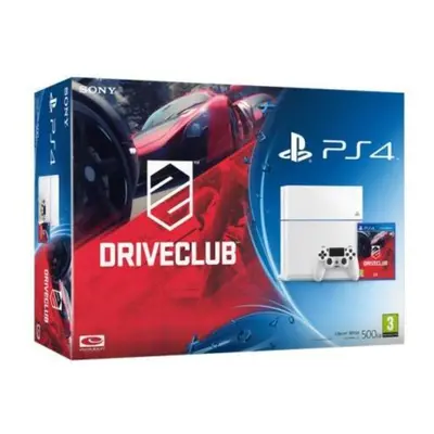 Console PS4 500 Go Blanche + DriveClub - Très bon état