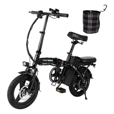 Vélo de ville électrique Honey Whale S6 Pneus 14 Moteur 250W Batterie 48V 10.4Ah - Neuf