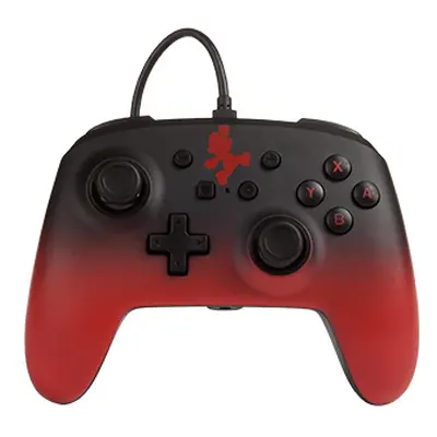 PowerA 1513568-01 accessoire de jeux vidéo Noir, Rouge USB Manette de jeu Analogique/Numérique N