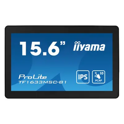 Iiyama ProLite TF1633MSC-B1 écran plat de PC 39,6 cm (15.6 ) 1920 x 1080 pixels Full HD Écran ta