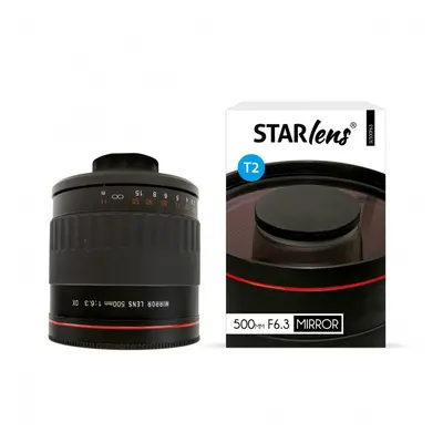 Starblitz SL500F63 lentille et filtre d'appareil photo Téléobjectif Noir, Blanc - Neuf