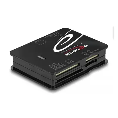 DeLOCK Lecteur de carte USB 2.0 pour cartes mémoire CF / SD / Micro SD / MS / xD / M2 - Neuf