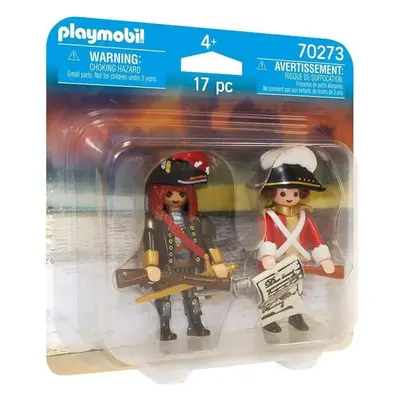 PLAYMOBIL - 70273 - Capitaine pirate et soldat - Neuf