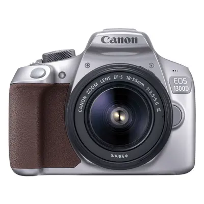 Canon EOS 1300D + 18-55mm III Kit d'appareil-photo SLR 18 MP CMOS 5184 x 3456 pixels Argent - Tr