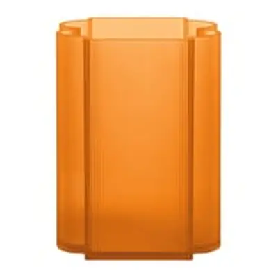 Kartell - Vase Okra - Orange - PMMA recyclé - Designer Patricia Urquiola