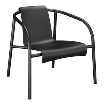 Houe - Fauteuil bas Nami - Noir - Plastique recyclé - Designer Hans Thyge & Co