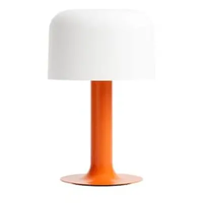 DISDEROT - Lampe de table Mortier - Orange - Verre opalin - Designer Michel Mortier