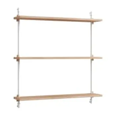 MOEBE - Etagère Wall Shelving - Bois naturel - MDF placage chêne