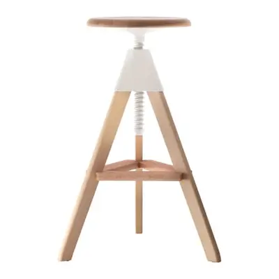 Magis - Tabouret haut pivotant The Wild Bunch - Bois naturel - Hêtre massif - Designer Konstanti