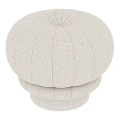 Hartô - Pouf Claudie - Gris - Mousse haute densité - Designer Margaux Keller