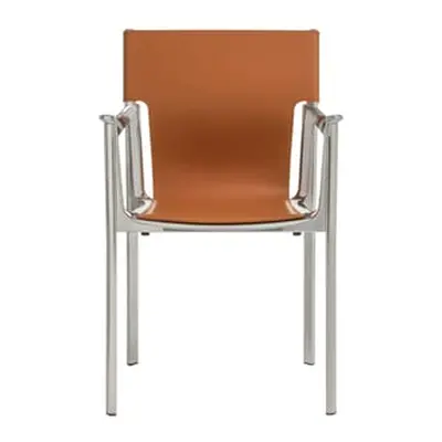 Magis - Fauteuil Venice - Marron - Cuir de vache - Designer Konstantin Grcic