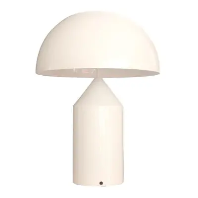 O luce - Lampe de table Atollo - Blanc - Aluminium verni - Designer Vico Magistretti