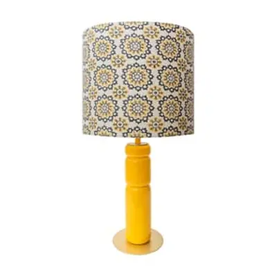 POPUS EDITIONS - Lampe de table Lampes - Jaune - Hêtre laqué - Designer Fanny Gicquel