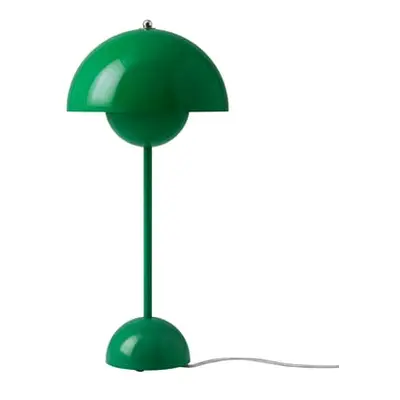 &tradition - Lampe de table FlowerPot - Vert - Aluminium laqué - Designer Verner Panton