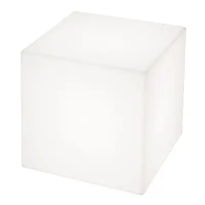 Slide - Lampe d'extérieur Cubo - Blanc - polyéthène recyclable - Designer Giò Colonna Romano