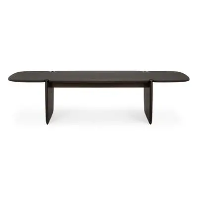 Ethnicraft - Table basse PI - Marron - Acajou massif teinté - Designer Alain van Havre