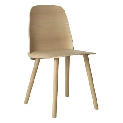 Muuto - Chaise Nerd - Bois naturel - Contreplaqué de chêne - Designer David Geckeler