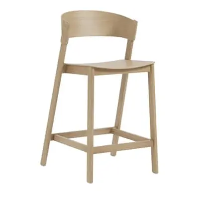 Muuto - Tabouret de bar Cover - Bois naturel - Contreplaqué de chêne - Designer Thomas Bentzen