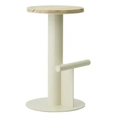 Normann Copenhagen - Tabouret de bar Pole - Beige - Pin massif - Designer Simon Legald