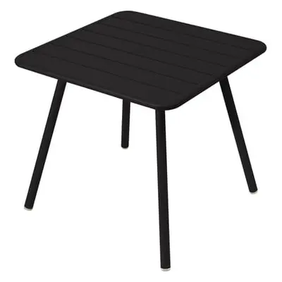 Fermob - Table carrée Luxembourg - Noir - Aluminium laqué - Designer Frédéric Sofia